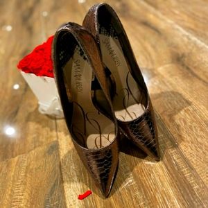 Sam and Libby Dominique Pewter Pumps